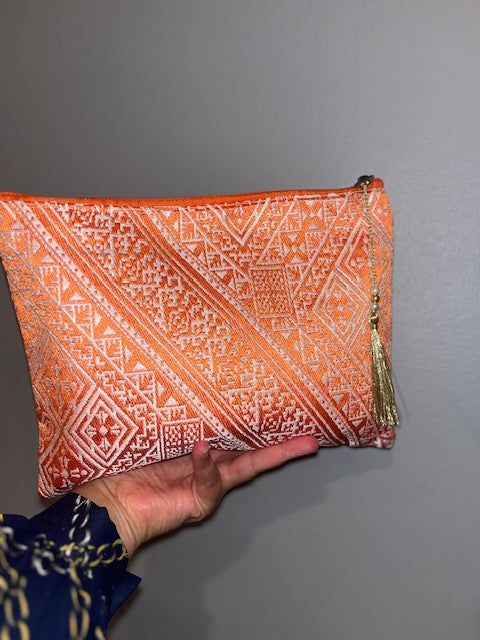 Orange - Imperial Moroccan Clutch Bag