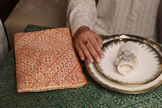 Orange - Imperial Moroccan Clutch Bag