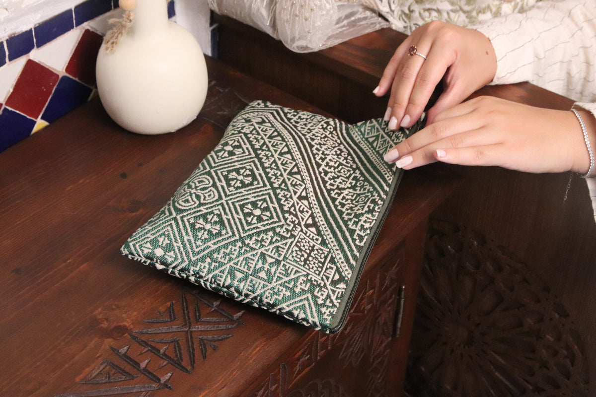 Green - Imperial Moroccan Clutch Bag
